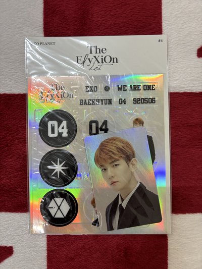 Exoplanet Baekhyun 4 トレカ付き BAEKHYUNEXO Planet #4: The ElyXiOn小卡】「全新未拆」EXOPLANET ＃4