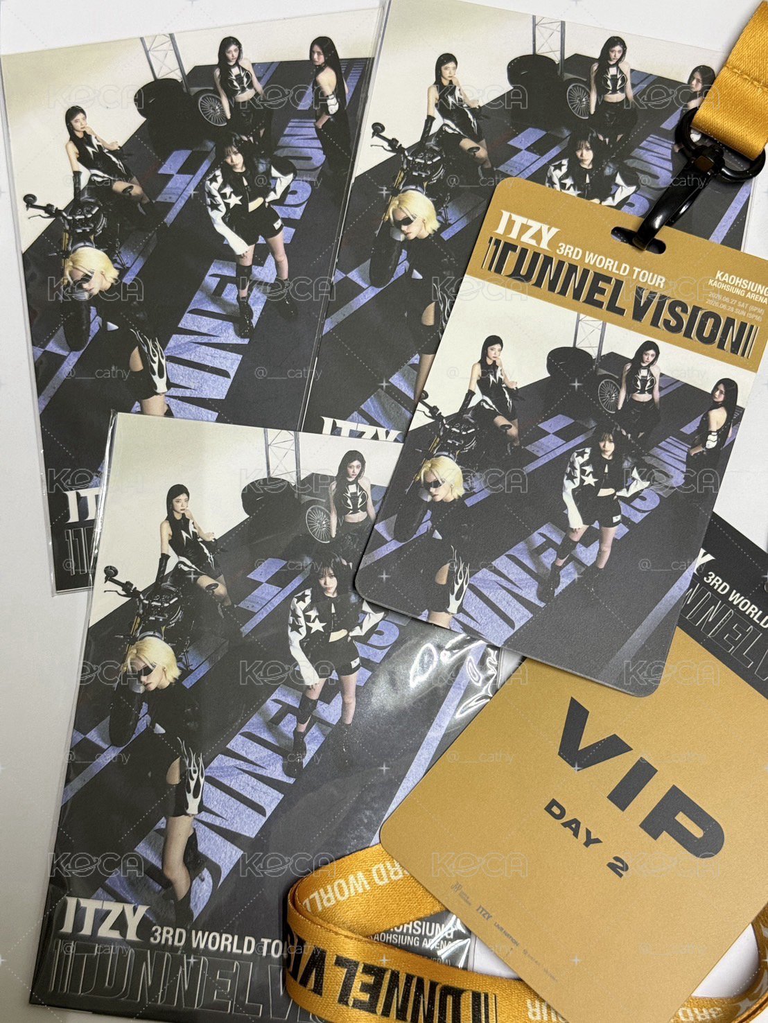ITZY 三巡高雄場day2 VIP入場明信片