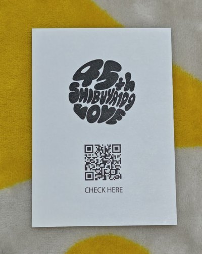 【入手困難！！】NewJeans x SHIBUYA109 澀谷45週年紀念快閃店超限量貼紙小卡(比傳單更難取得)