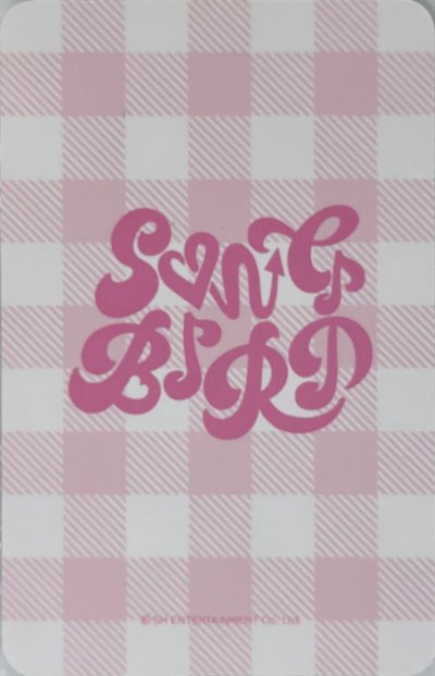 Songbird wm幸運卡Sakuya 粉格子卡背