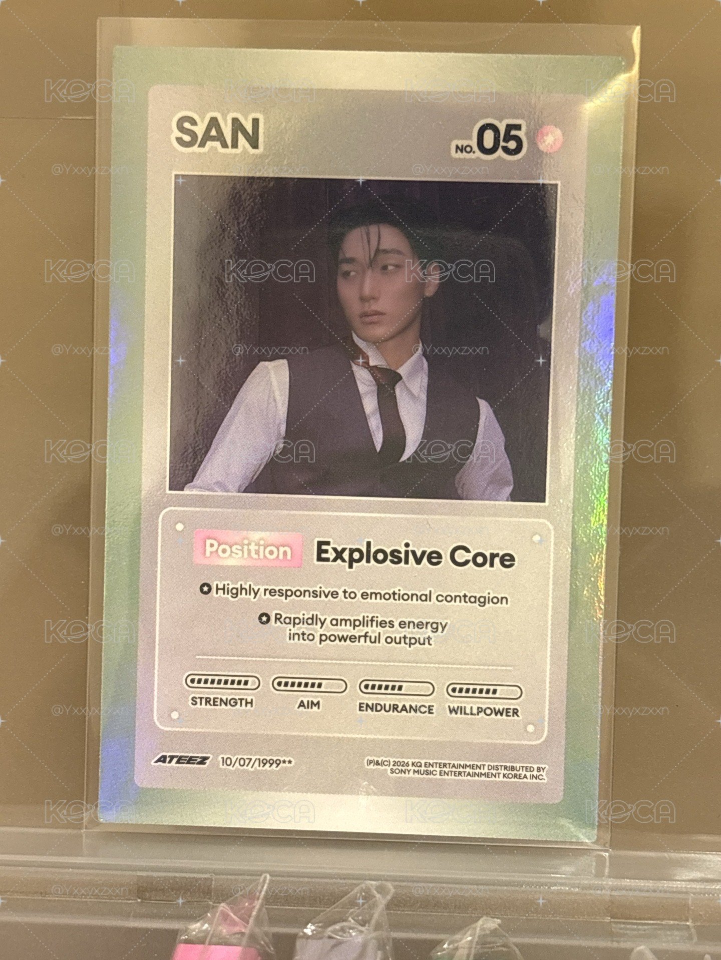 GH5 PB 專輯卡 DIARY ver. Character Card 崔傘