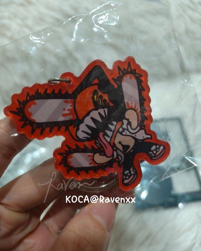 Whoosis X 鏈鋸人 聯名 立牌 鑰匙圈吊飾
