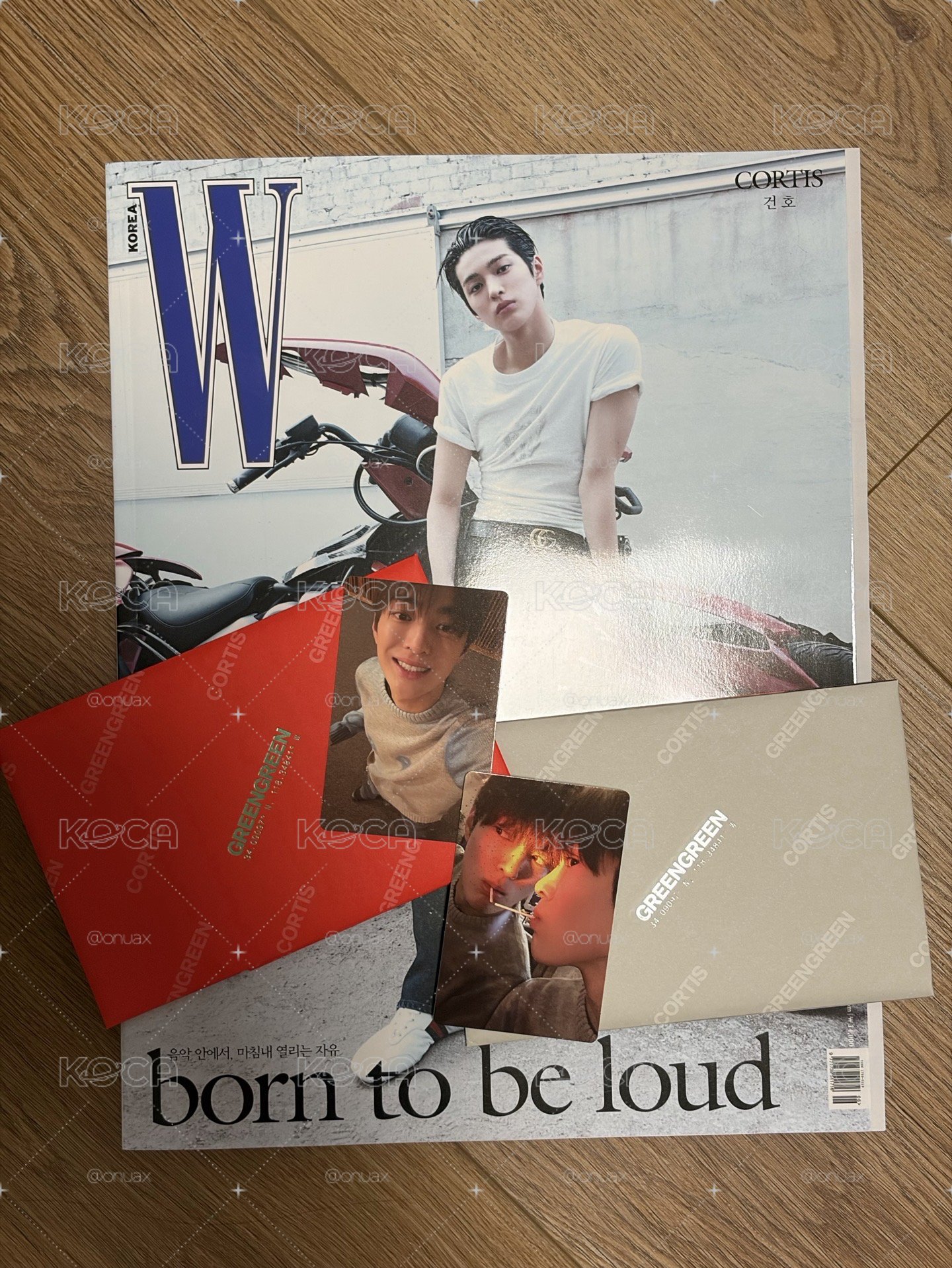 安小狗組合🐶Wkorea雜誌+鏡子安+嘻嘻安
