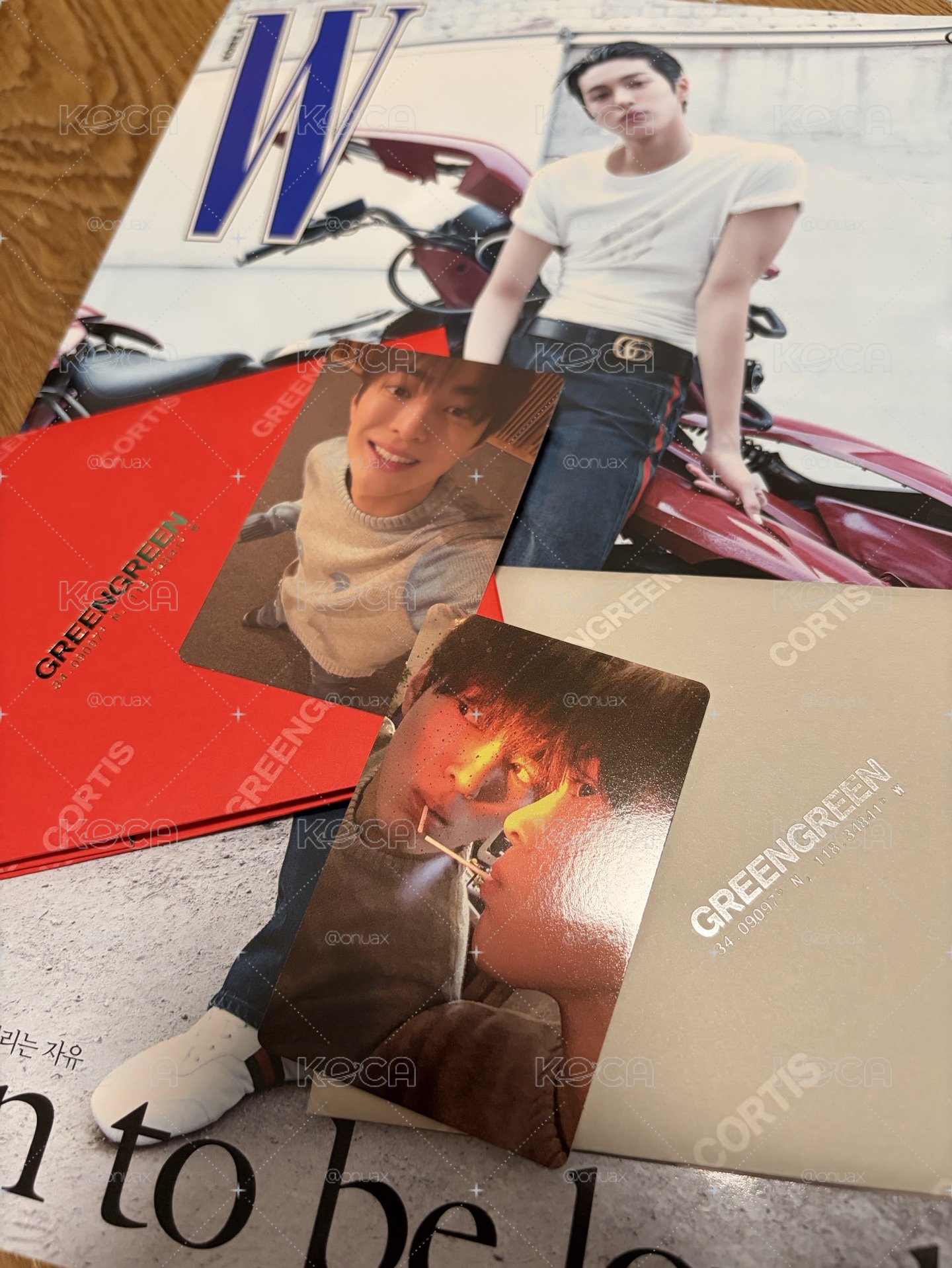 安小狗組合🐶Wkorea雜誌+鏡子安+嘻嘻安