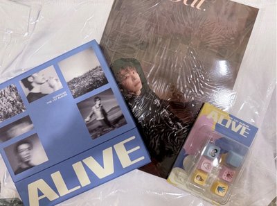 （有卡）東海solo專輯alive pb+keychain+donghae photo set+oat雜誌