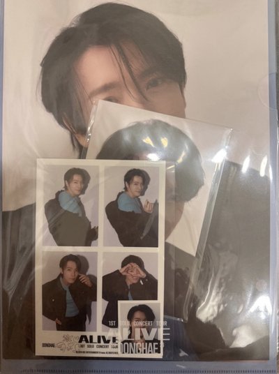 （有卡）東海solo專輯alive pb+keychain+donghae photo set+oat雜誌