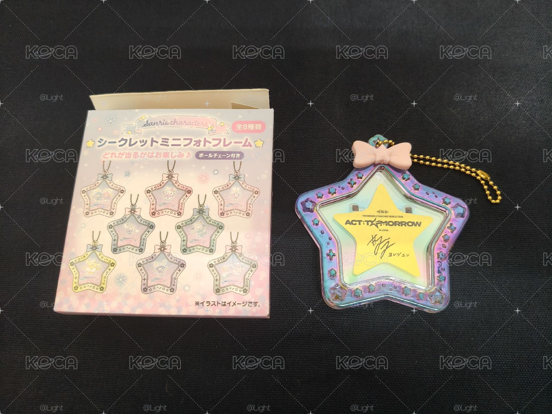三麗鷗 冬日星夢相框 酷洛米 TXT 然竣紙星星會放在裡面寄出