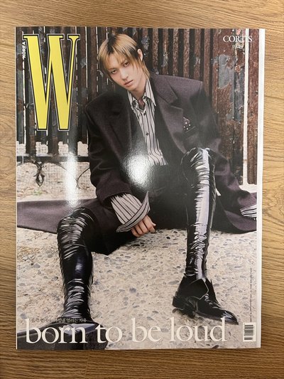 Martin 黑西裝Wkorea雜誌單封+綠電子專
