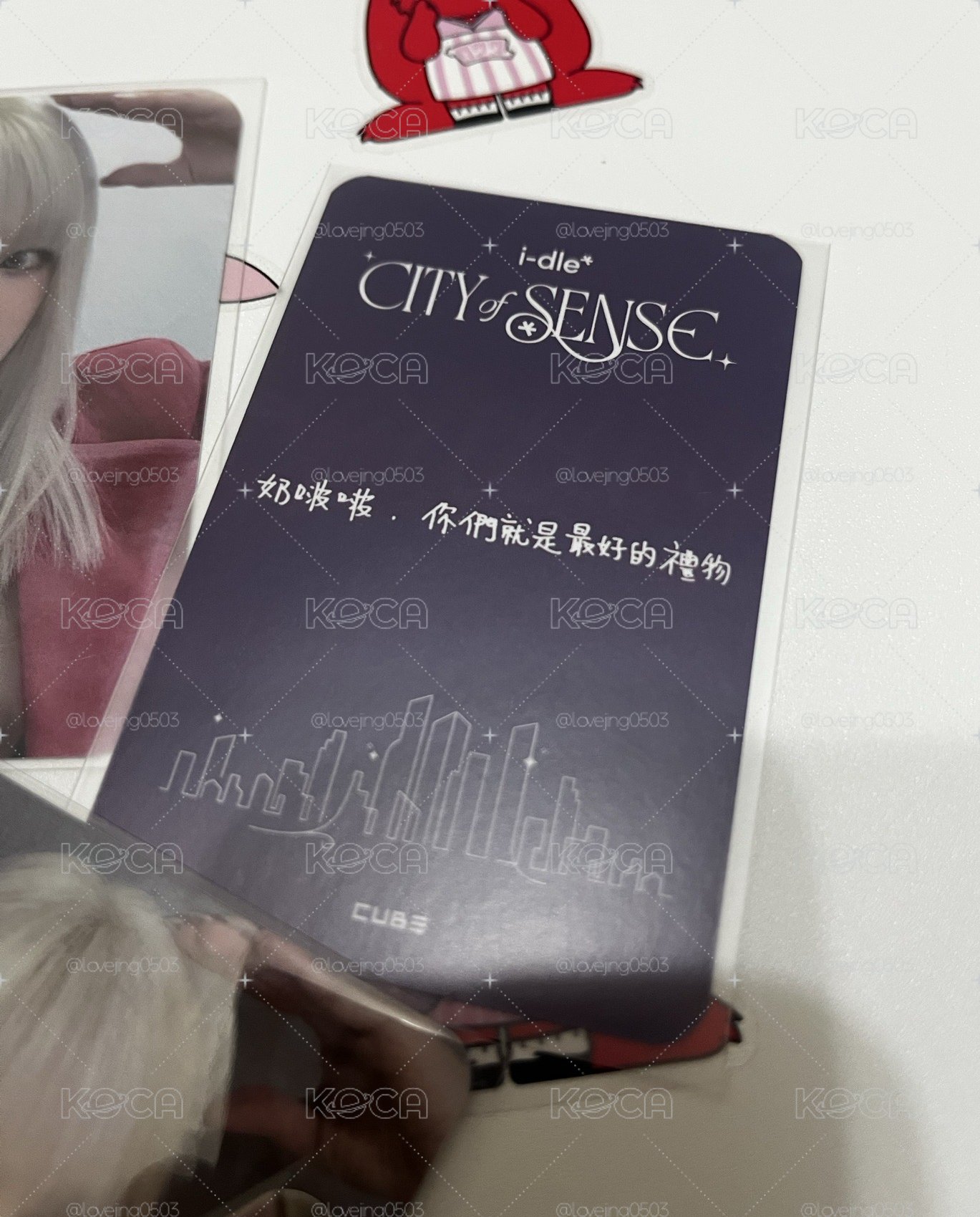 《1元起標》琦 展覽中背 泰國簽售入場卡