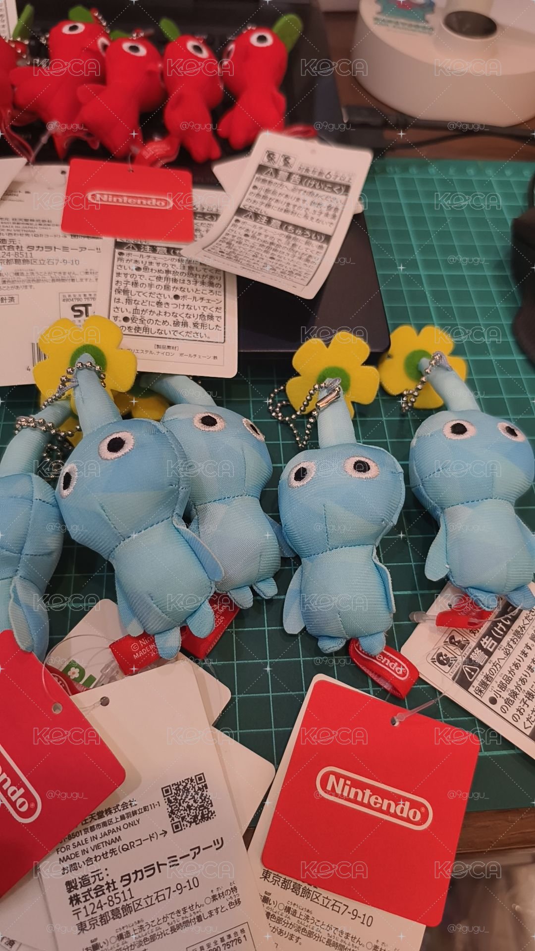 迷你皮克敏系列吊飾
