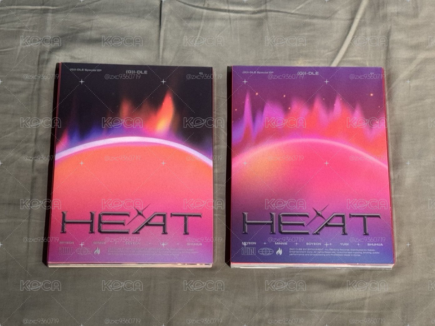 【i-dle】HEAT 專輯全專 兩版合售(已保留，請勿下單）