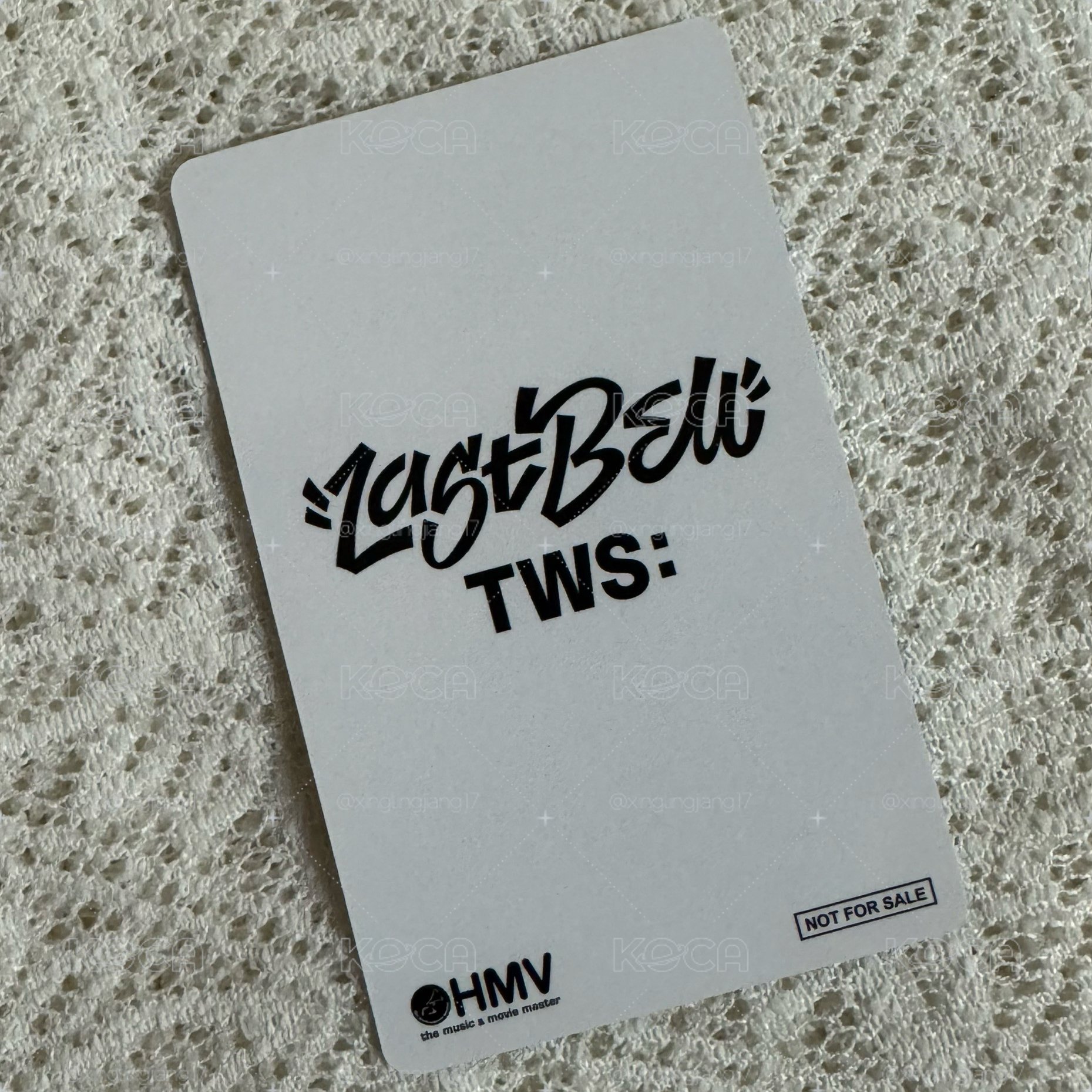 TWS LASTBELL hmv特典卡 申惟