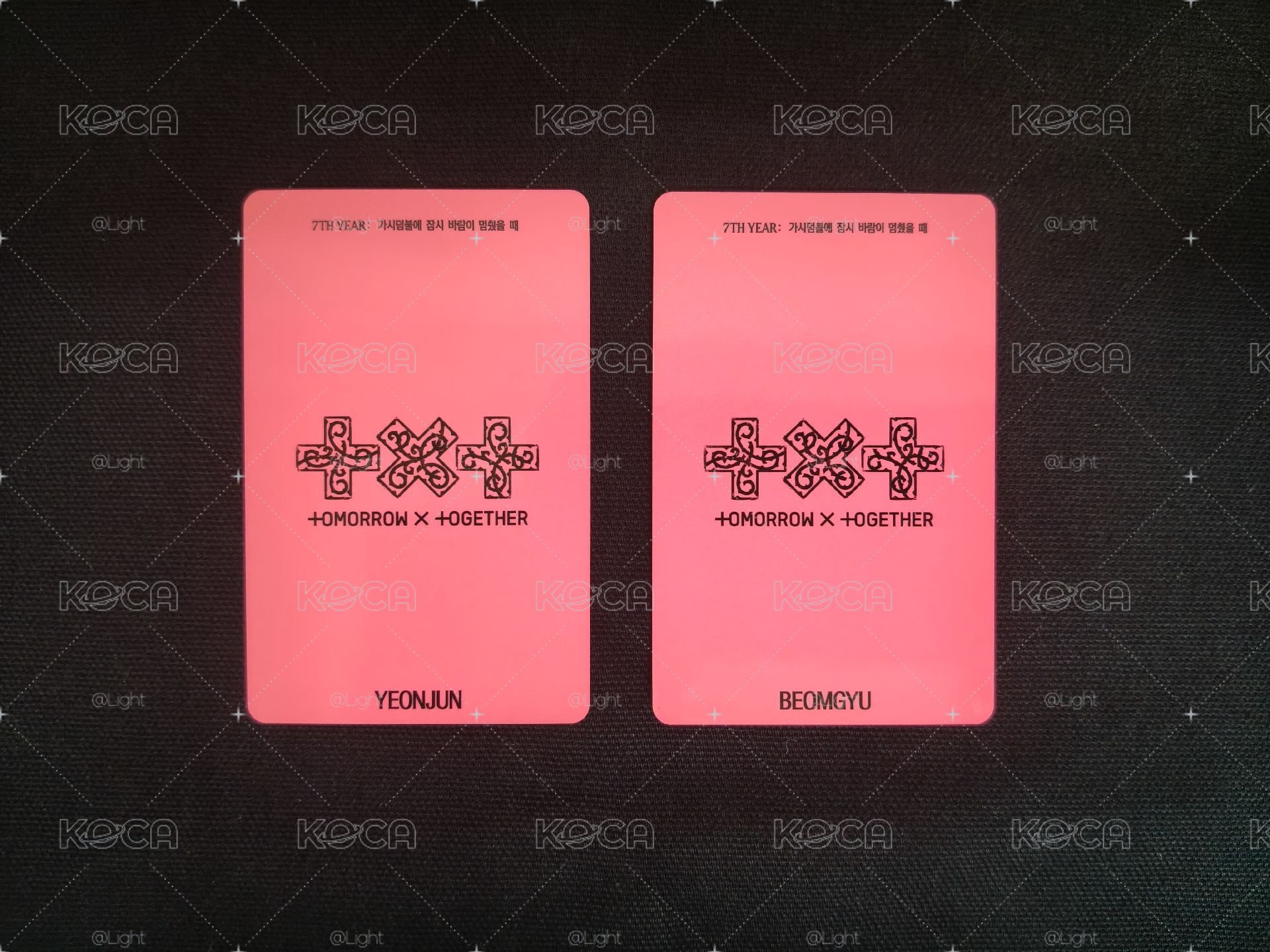TXT 迷你八輯 日咖 PB版 特典 小卡 然竣 杋圭 圖上兩張一起售