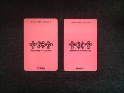 TXT 迷你八輯 日咖 PB版 特典 小卡 然竣 杋圭 圖上兩張一起售