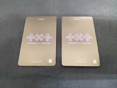 TXT 迷你八輯 快閃店 場限 小卡 然竣 杋圭 圖上兩張一起售