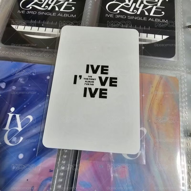 IVE I've IVE黑膠Rei小卡
