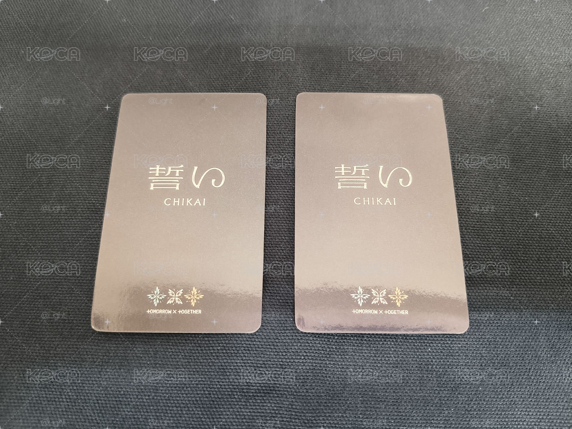 TXT 誓い CHIKAI 日咖 特典 幸運卡 然竣 杋圭