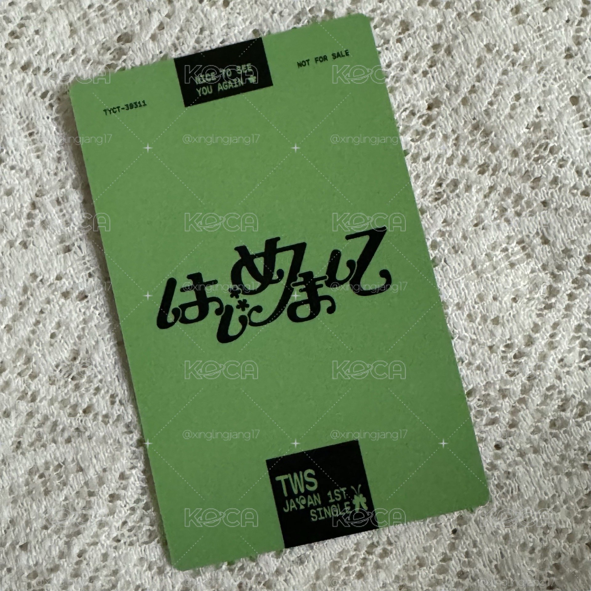 TWS 初見面單封卡 志薫
