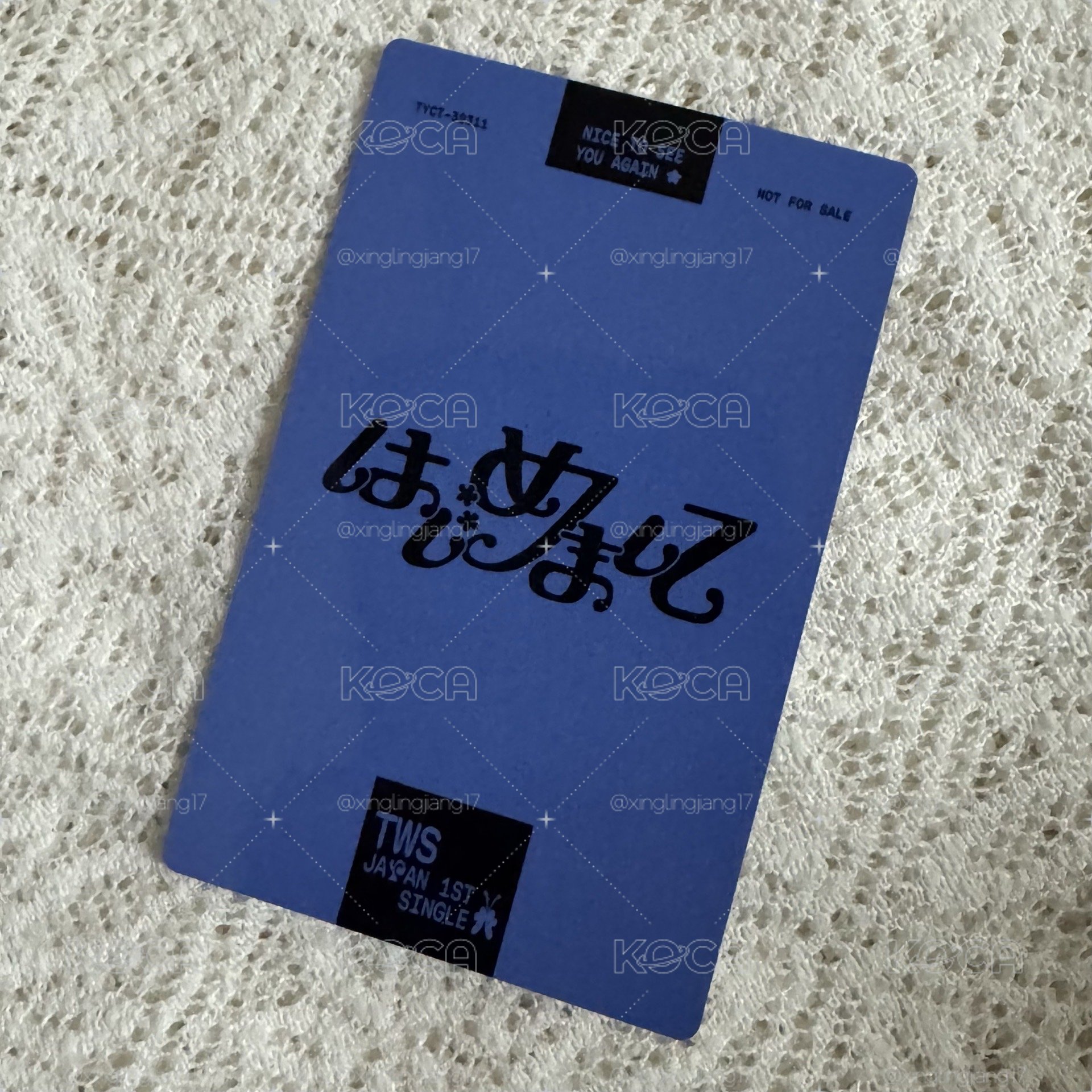 TWS初見面單封 抱枕志薫