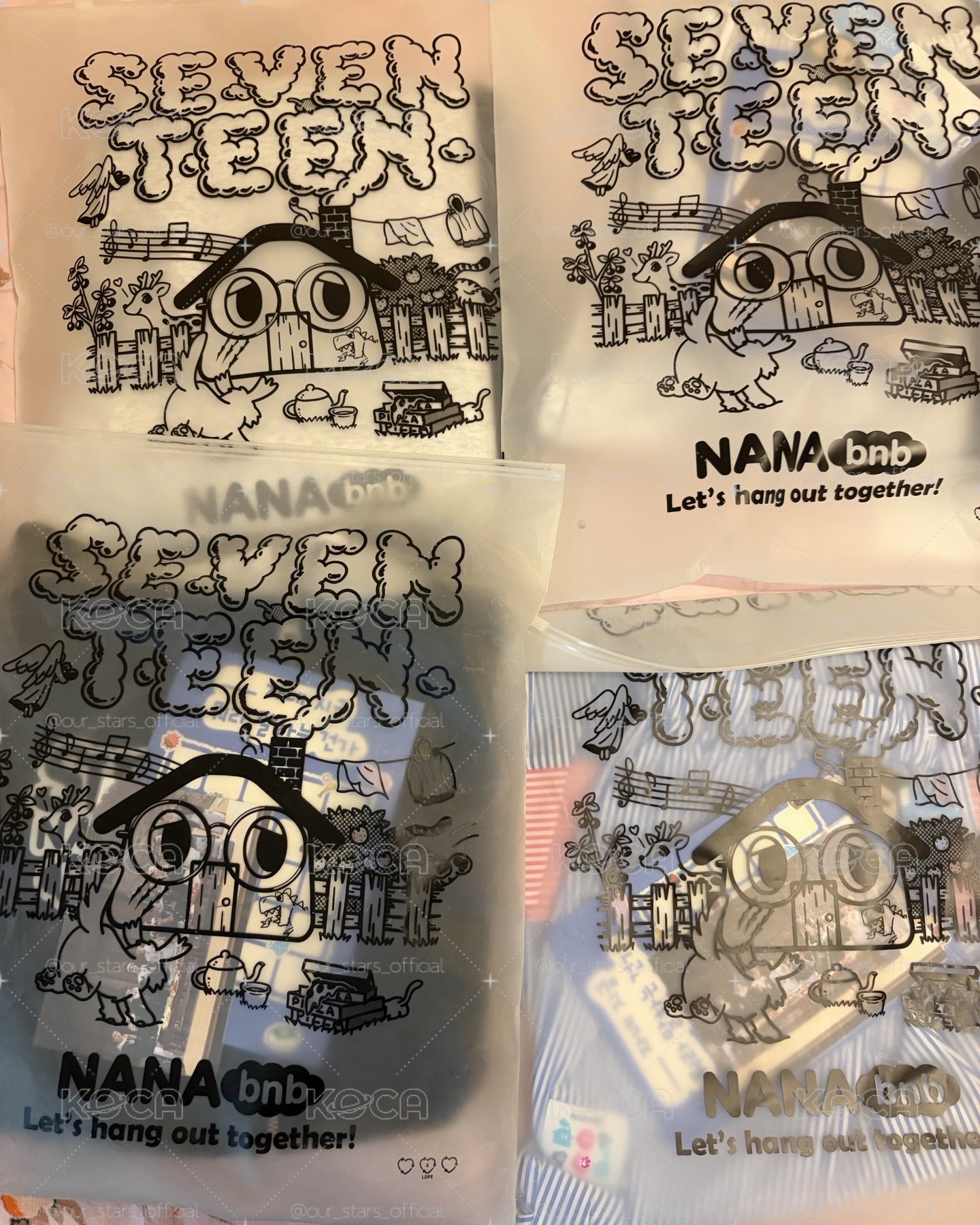 SEVENTEEN 官方 NANA bnb 衣服 褲子
