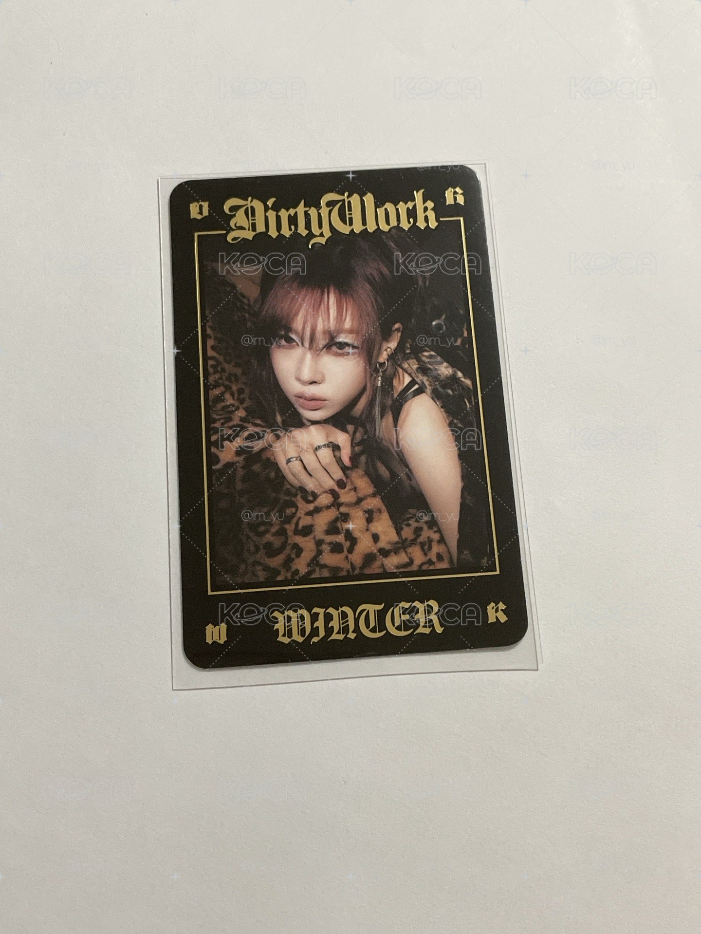 Dirty Work 隨機卡 快閃金版冬