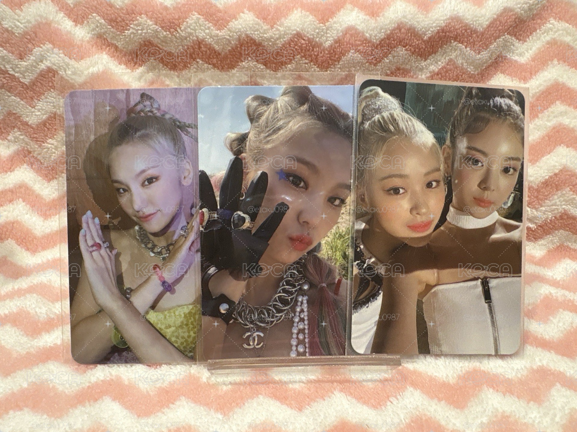 小卡／ITZY／YEJI 禮志、留粒雙人卡／NOT SHY／專卡