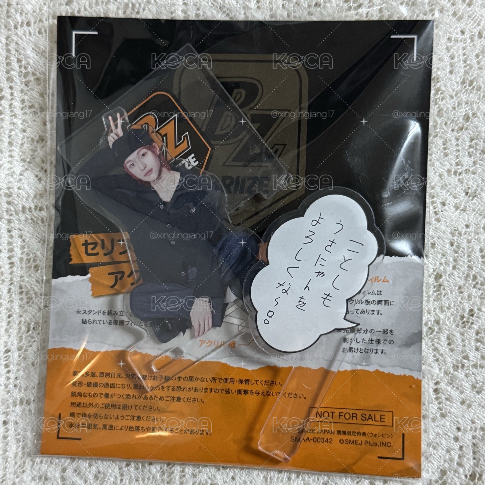 RIIZE日咖會員立牌彬