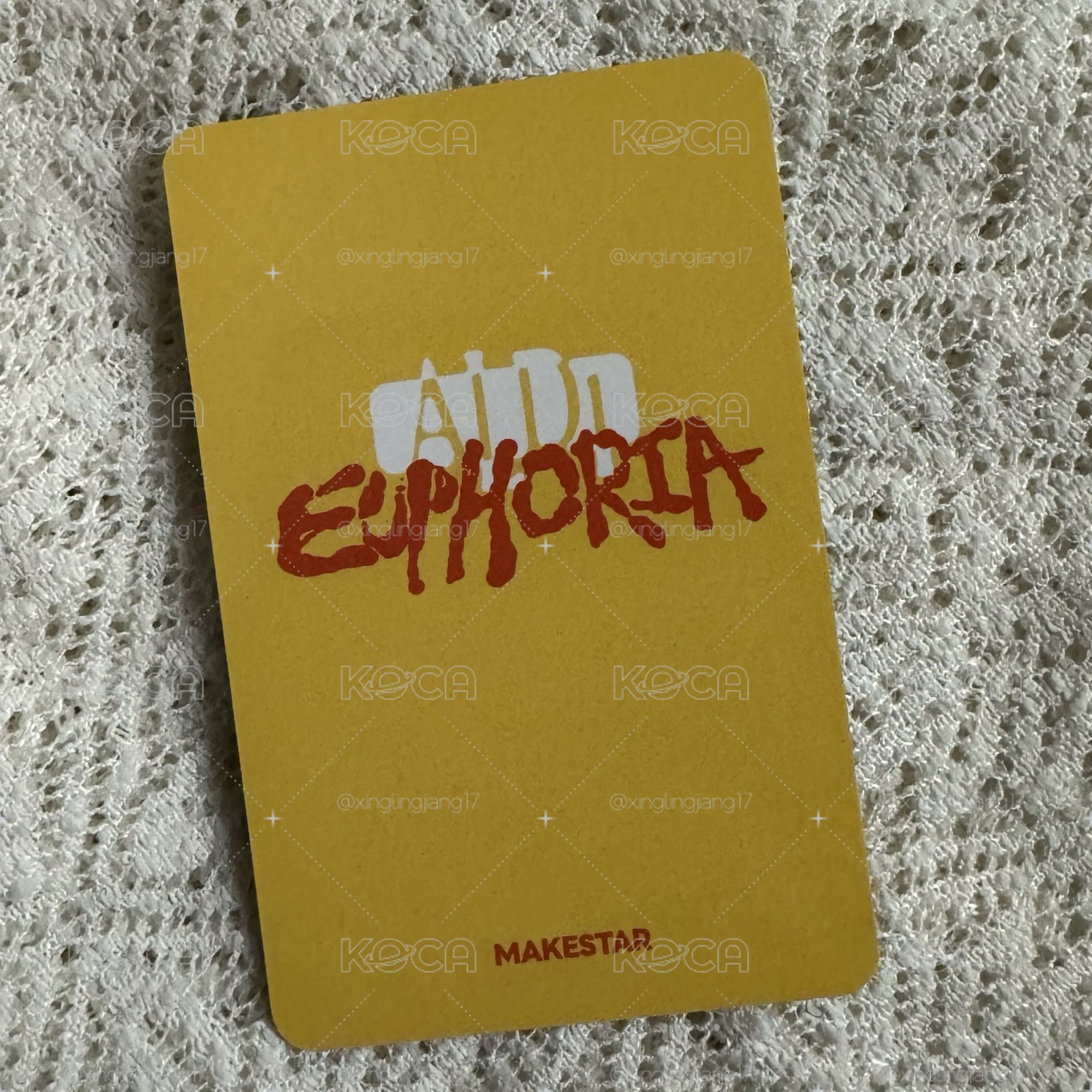 ALD1 迷你一輯 ms黃色小鴨簽售卡 相炫