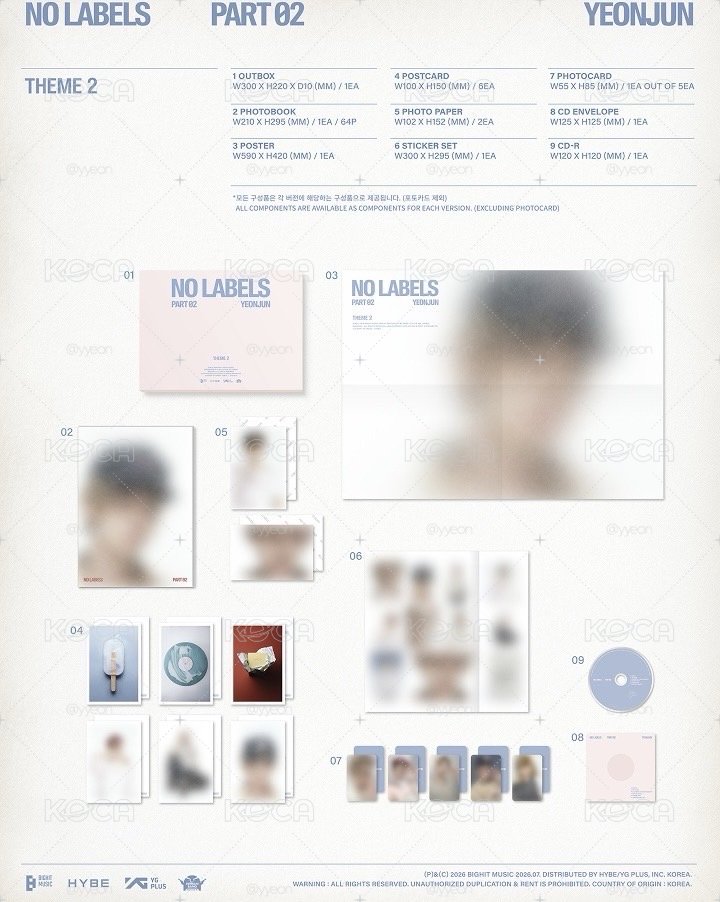 崔然竣 NO LABELS PART:02 weverse 通路