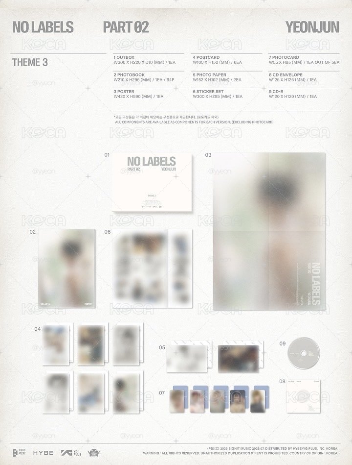 崔然竣 NO LABELS PART:02 weverse 通路