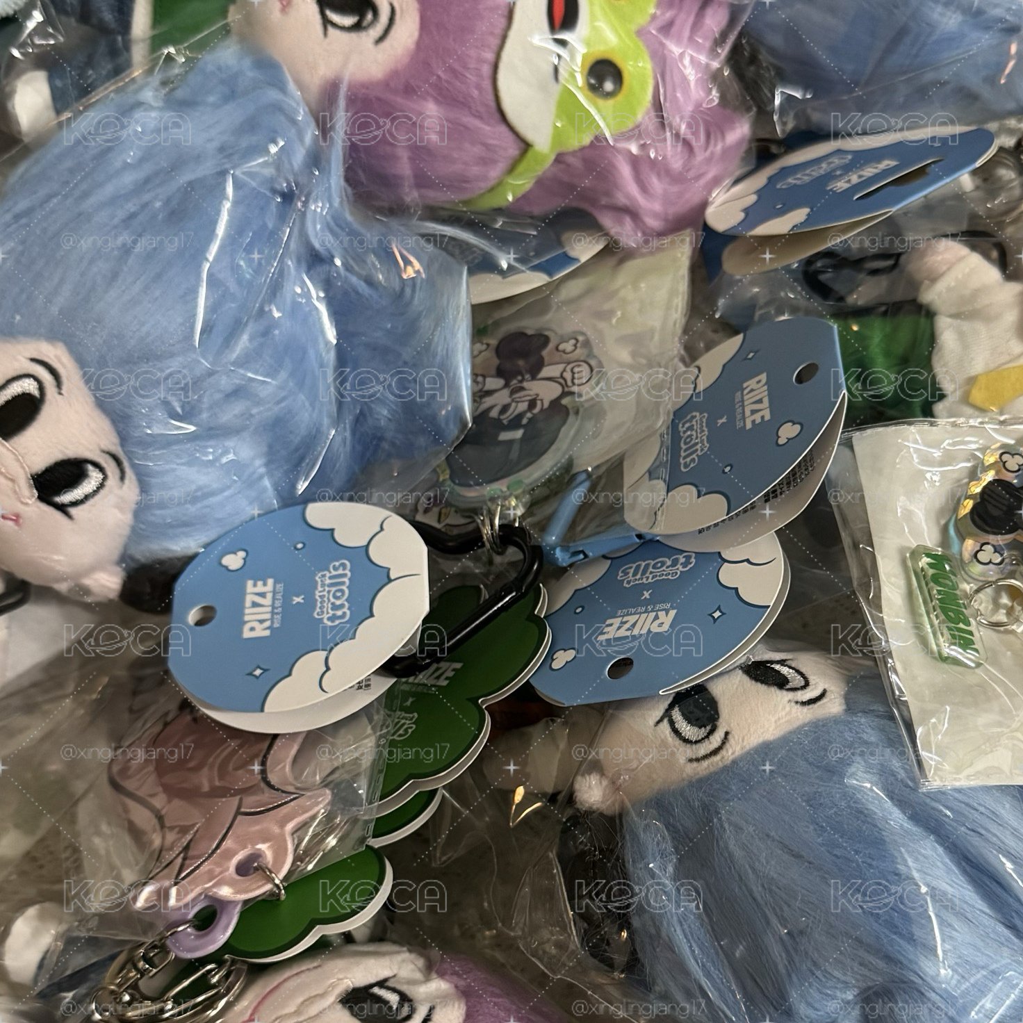 RIIZE 魔法精靈快閃 吊娃 夜光牌 壓克力吊飾 變化卡
