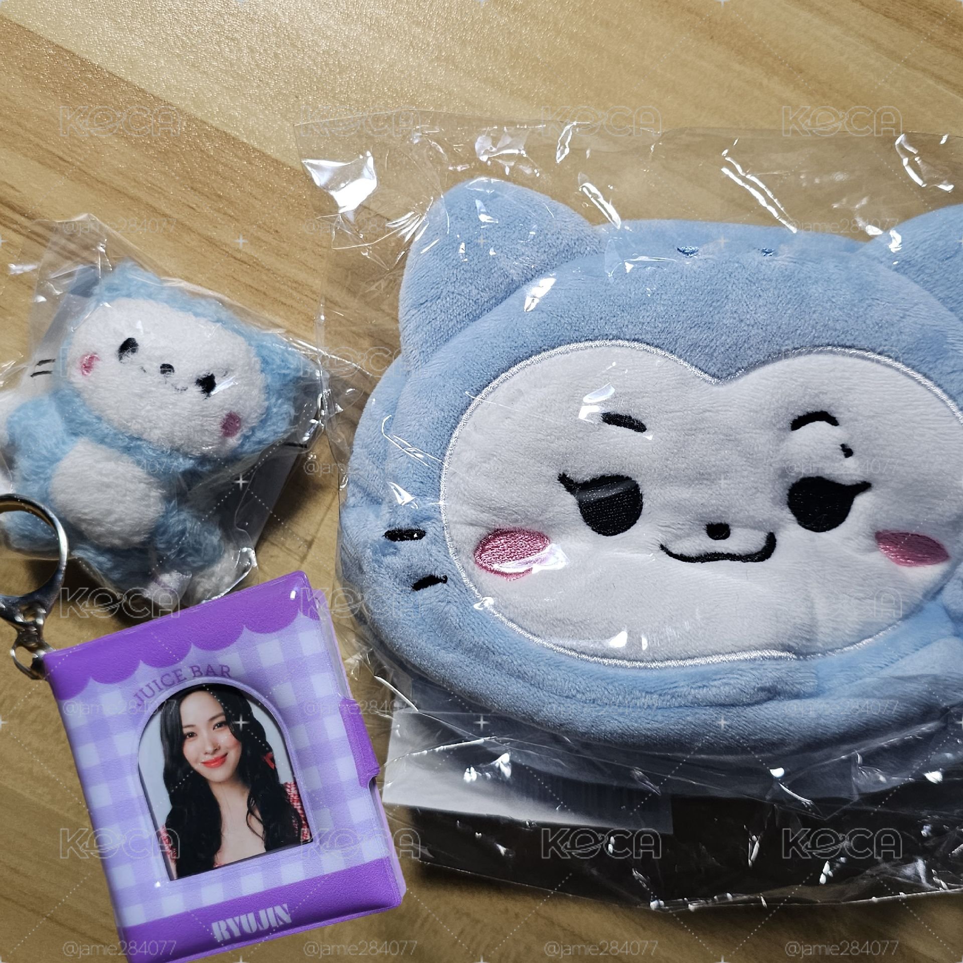 itzy 留真小盤 相片簿+潦草娃+尾巴