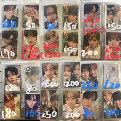 售NCT WISH小卡（價格在圖上）