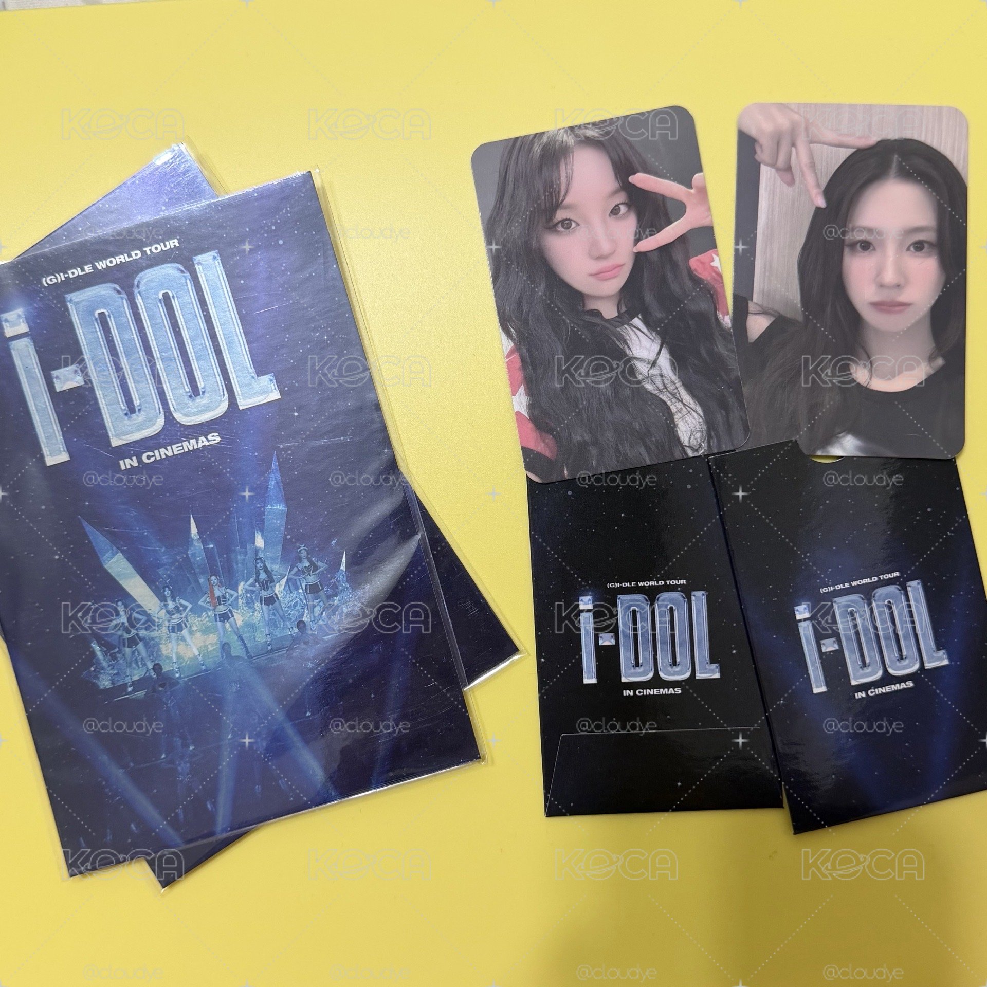 I-dle 女娃｜24世巡演唱會 電影 iDOL 明信片小卡套組 YUQI宋雨琦 MIYEON 曺薇娟 電影卡