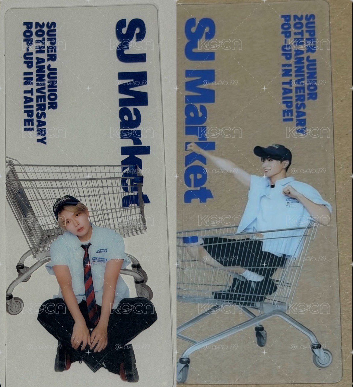 SJ MARKET 台北 超市入場卡&書籤