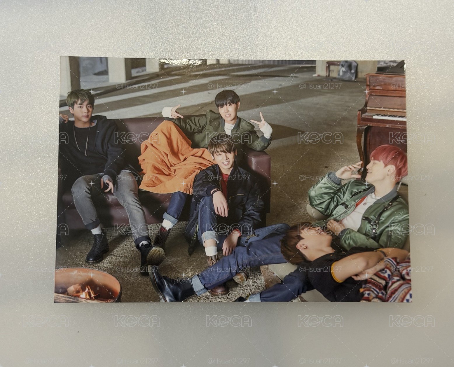 bts 蝴蝶夢 團體照片