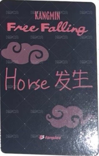Free Falling fp 1:1合影 簽售卡 馬年大吉ver. 背面
