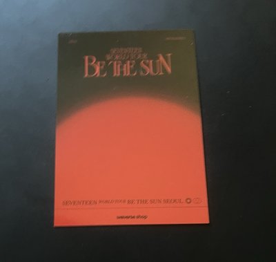 SEVENTEEN Be The Sun 李碩珉 wvs特典