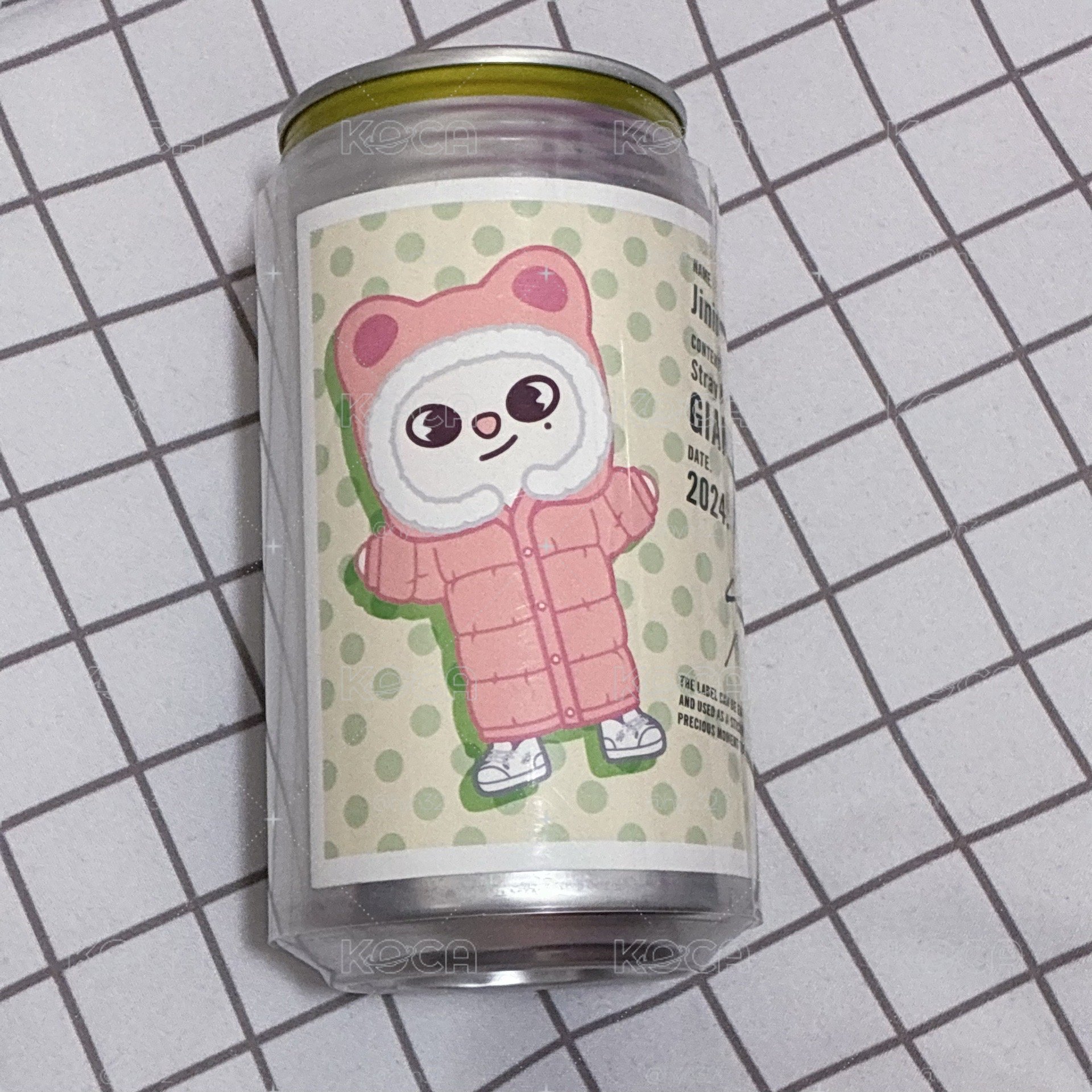 辰 飲料罐貼紙