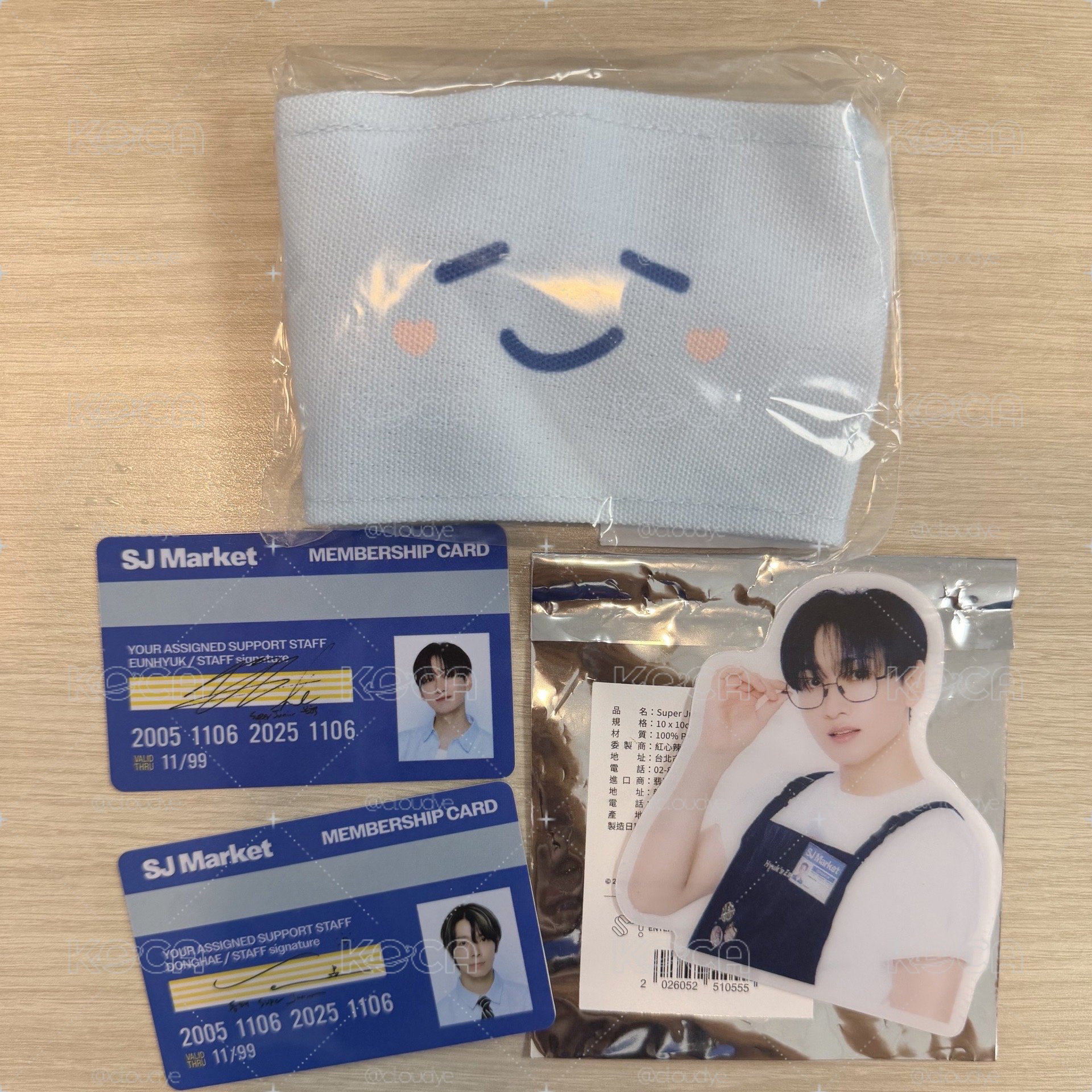 赫海D&E｜SJ Market TW 🇹🇼 台超 杯套 滿額透卡 入場卡 DONGHAE 東海 EUNHYUK 銀赫