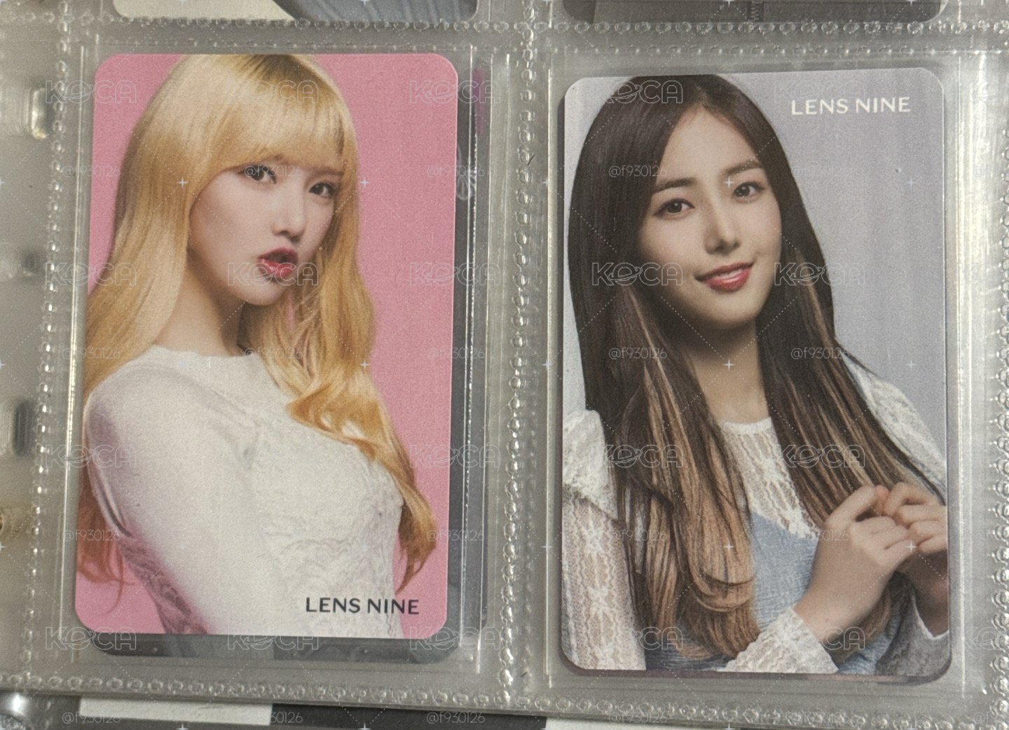 GFRIEND-LENS NINE隱眼代言卡