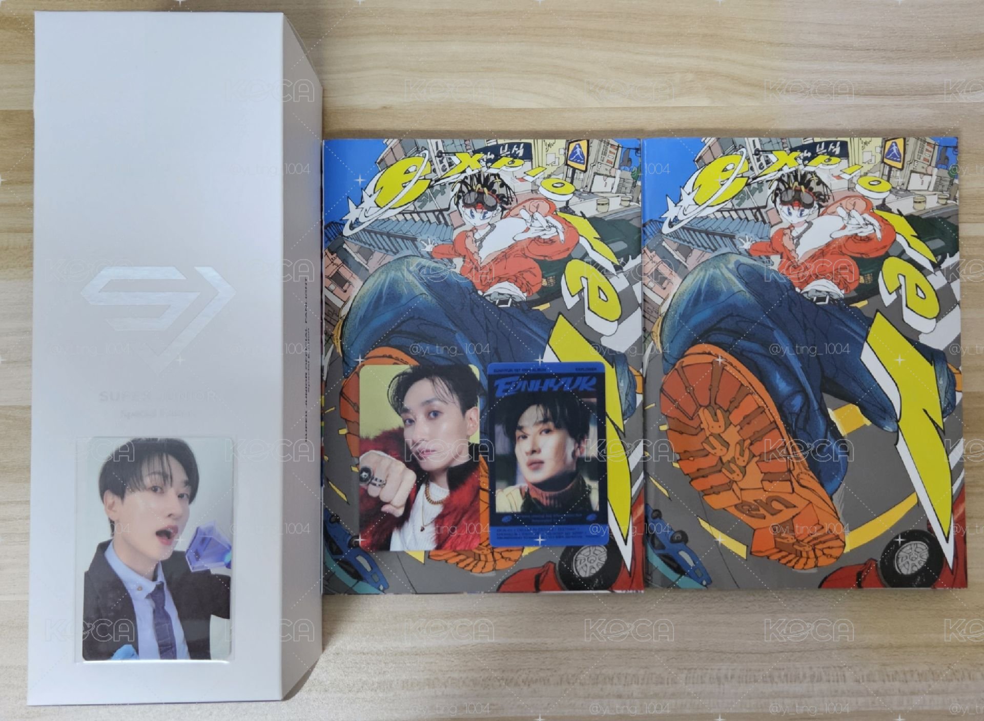Super Junior 官方手燈 二代特別版 20週年 銀赫小卡 Explorer 專輯 空專