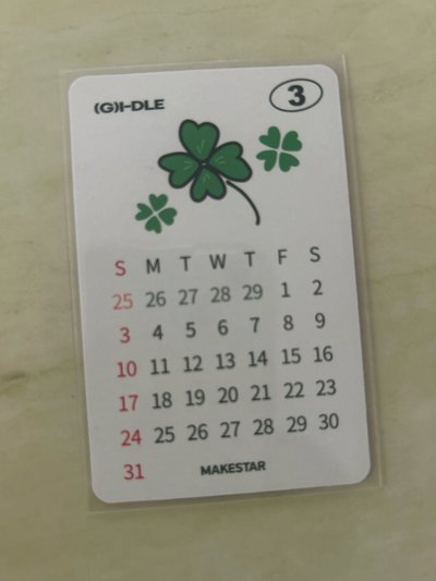正二ms 1.0 月曆卡背 娟