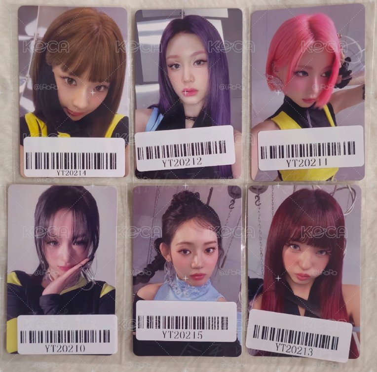 🩵BABYMONSTER KMS特典 中文卡背 一套