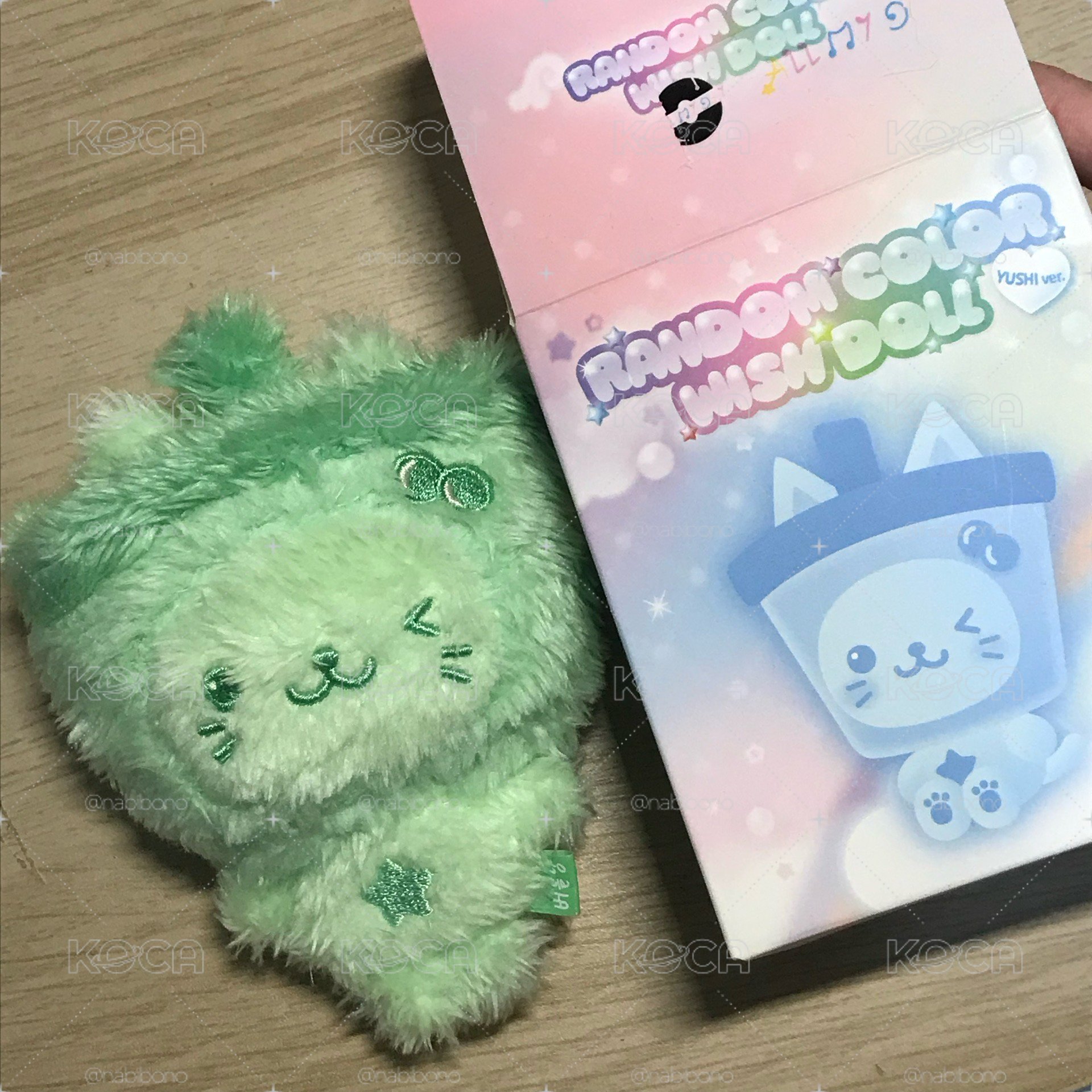 綠色奶茶貓彩娃
