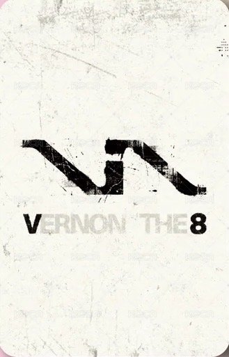 ‘V8’ Kpop Nara 特典卡  背面