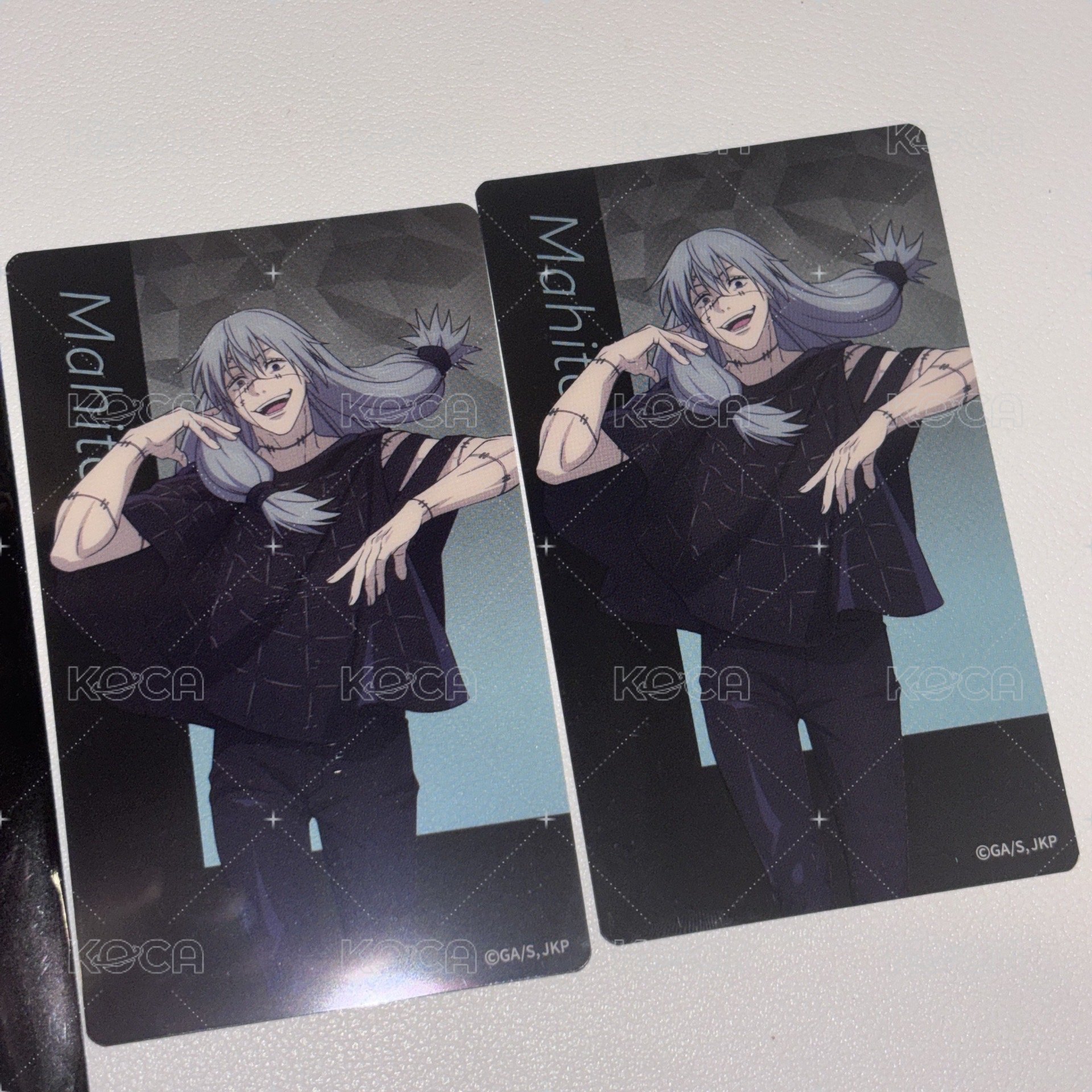 半身plaza twilight 五條悟（背面有一個秀點） 綁真人透卡（x2)50