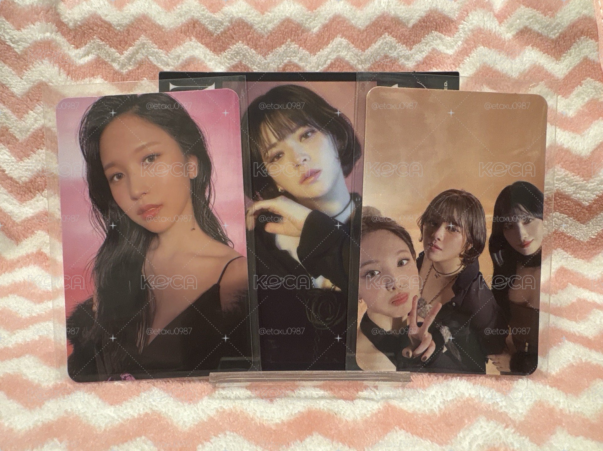 小卡、方卡／TWICE／MINA、娜定莫／READY TO BE／預售禮、專卡