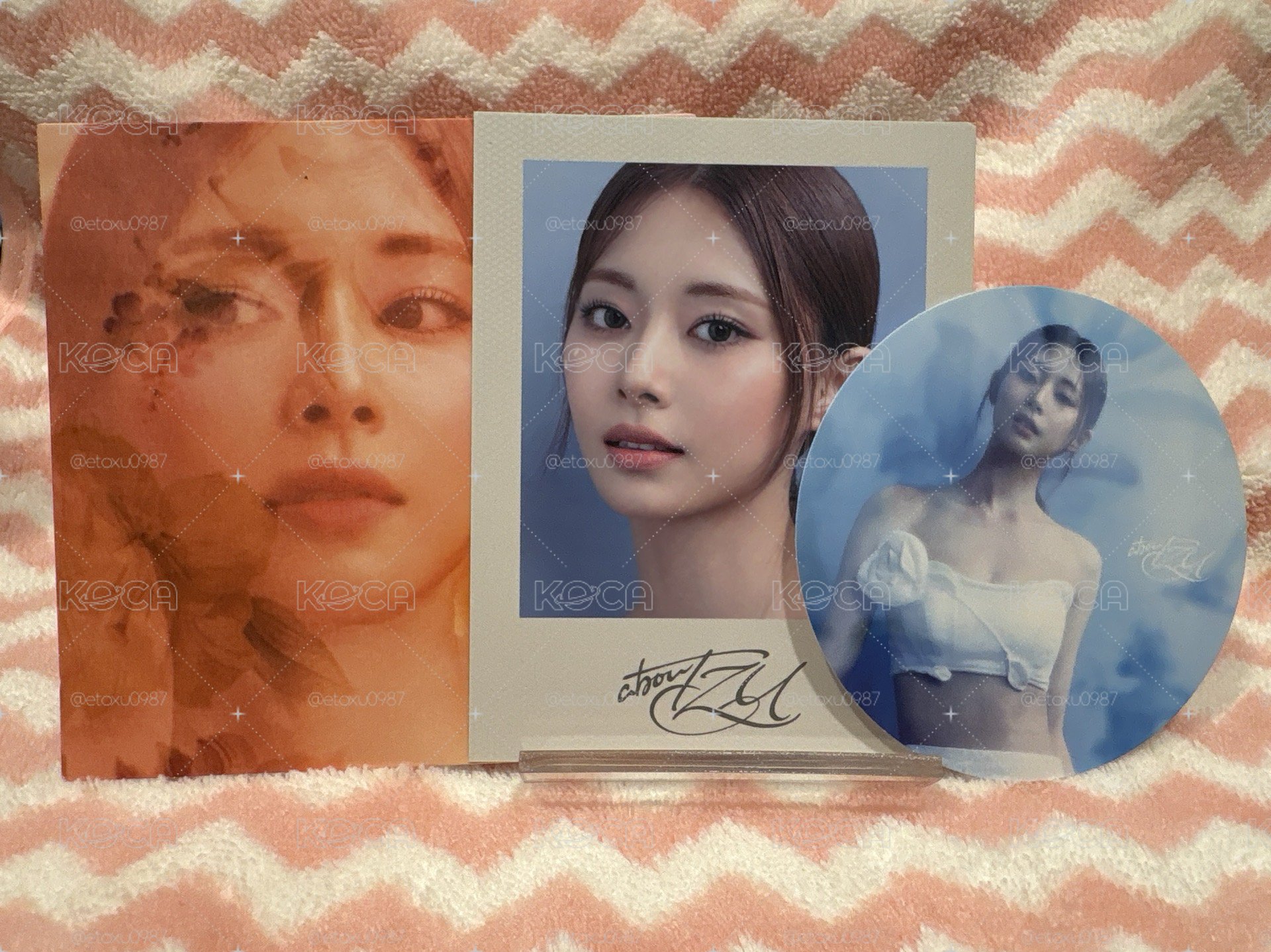 方卡、拍立得、貼紙／TWICE／TZUYU 子瑜／abouTZU／digipack 專輯隨機物