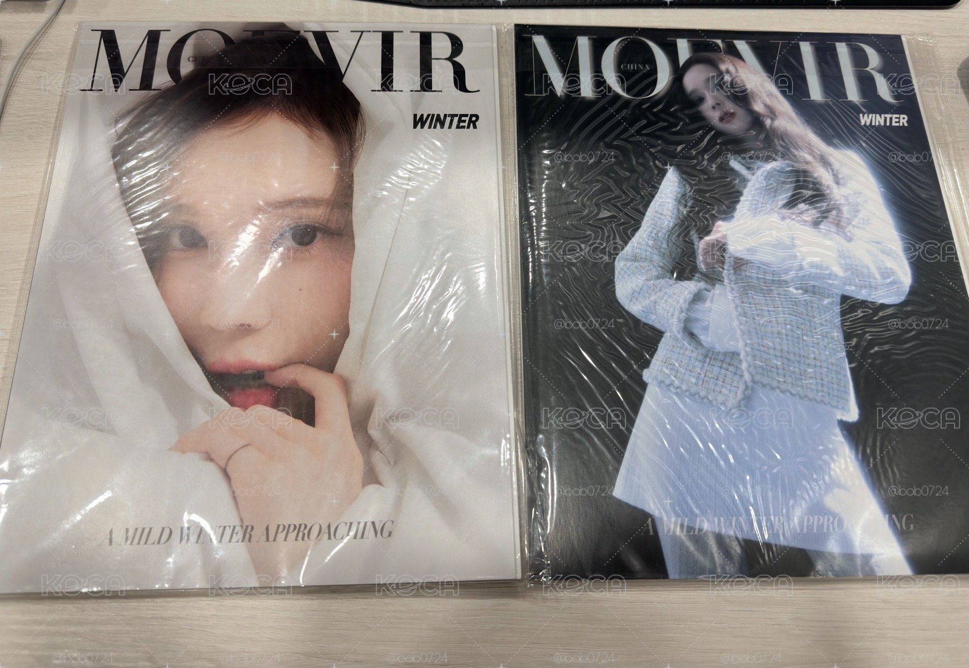 winter MOEVIR雜誌set 25年年曆固配 明信片